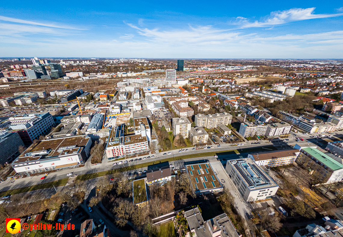 20.02.2023 - der Hachinger Bach zwischen Berg am Laim und Neuperlach